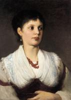 Gabriel Cornelius Ritter von Max - A portrait of a woman in native costume